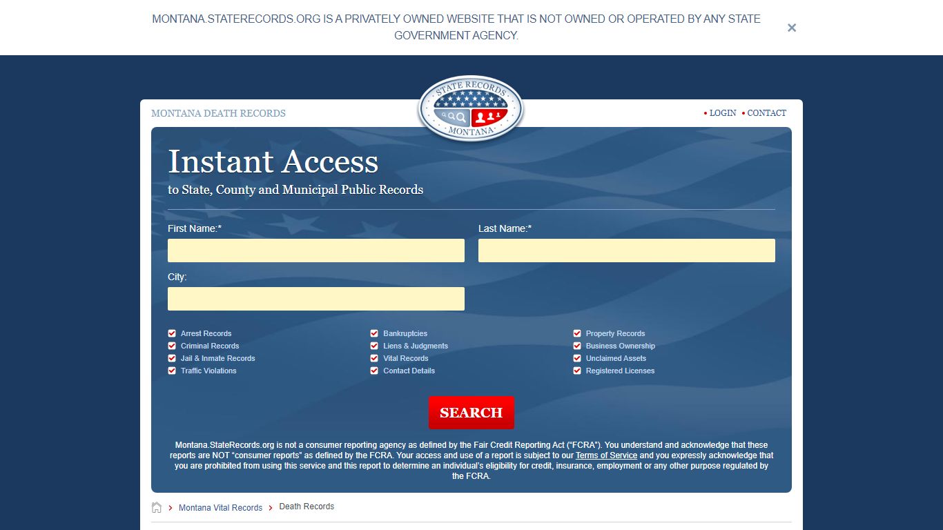 How to Find Montana Death Records | StateRecords.org