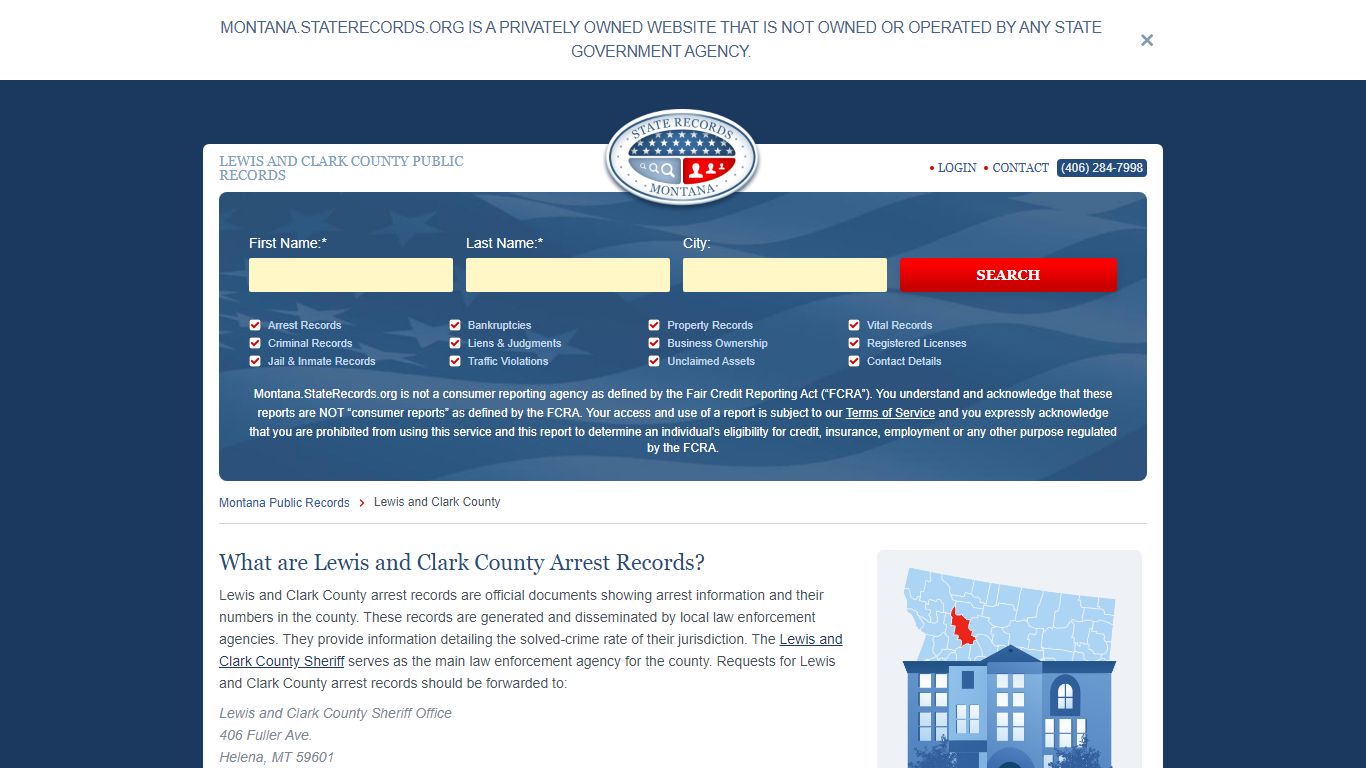 LEWIS AND CLARK COUNTY PUBLIC RECORDS